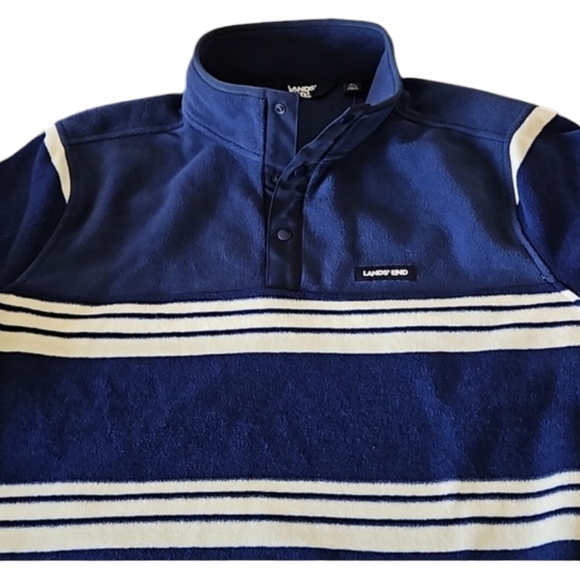 NWT Lands End Striped Pullover, size XL - Picture 8 of 12